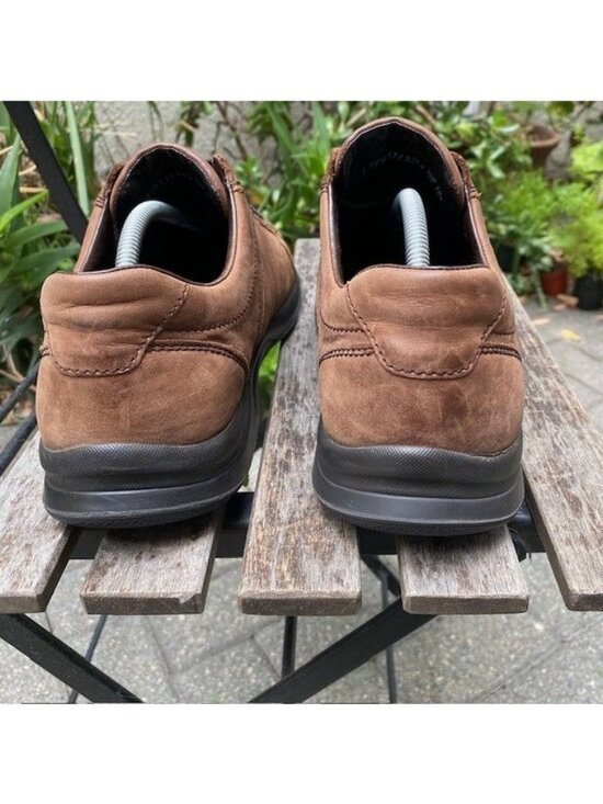 Mephisto Runoff Brown Nubuck Lace Up Shoes Men\'s Size US 10.5 Leather Shoes